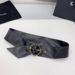 5.0 Cm Chanel Belt, Double-Sided Top-Grain Lambskin, Length: 75, 80, 85, 90, 95,