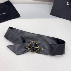 5.0 Cm Chanel Belt, Double-Sided Top-Grain Lambskin, Length: 75, 80, 85, 90, 95,