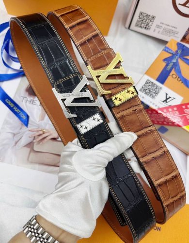 Belt: Louis Vuitton top-tier replica. Made with 100% imported original top-grain