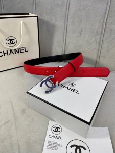 Width 3.0cm Chanel strap with even grain, available in multiple colors for summe