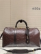 Cowhide version High version travel bag Super cool medium Lv Keepall monogram t