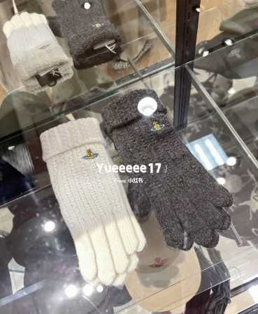 Vivienne Westwood 2025S New Knitted Wool Warm Gloves (with packaging)! Same as - Click Image to Close