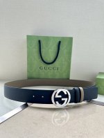 Special 4.0Cm Width Gucci Series, The Brand's Iconic Double G Logo Has Been Rein