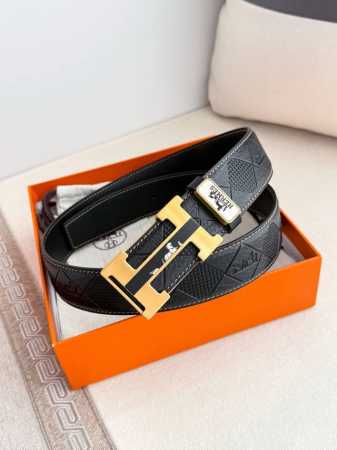 Product Name: Hermes Belt, Original Single Model: Hanging Buckle, Classic Pure S - Click Image to Close