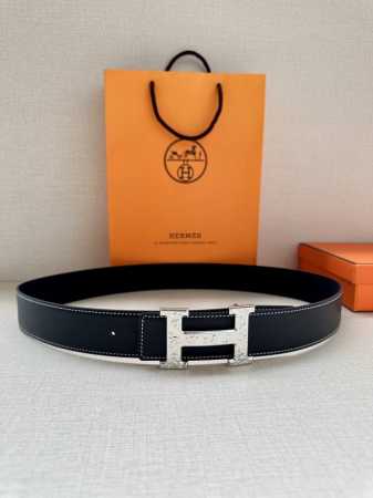 Special Width: 3.8 Hermes - Italian Imported First Layer Palm Print Can Be Match - Click Image to Close