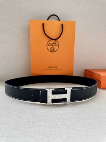 Special Width: 3.8 Hermes - Italian Imported First Layer Palm Print Can Be Match