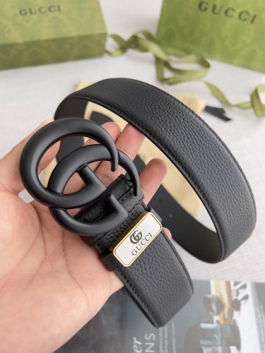 Product Name: Gucci.Gucci Belt, Original Model: Lychee Leather Bottom, Pure Copp