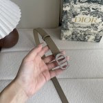 This Dior Belt Is Crafted From Smooth Cowhide And Features A Classic Metal Cd Bu