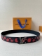 This Lv Initial 4.0 Wide Reversible Lv X Yk Belt Is Part Of The Louis Vuitton X