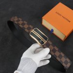 automatic buckle belt] Lv width 3.5mm Made of double-sided imported top layer co
