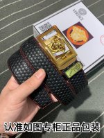 Belt: Versace.Ver Automatic Buckle Belt: 100% top-grain cowhide, automatic buckl