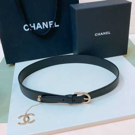 Chanel 24S calfskin and brass metal simple pin buckle exclusive first release si - Click Image to Close