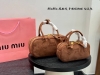 With boxSize: 23*11Cm Small 28*14Cm Large Miumiu bowling briefcase It's so beaut