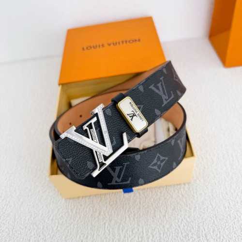 Product Name: Lv..Louis..Vuitton Belt Original Single Model: Buckle, Classic Pur