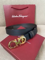Comes with a complete set of packaging boxes Ferragamo double-sided cowhide gen