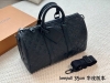Top-grade original pure cowhide Handsome men and cool women! ! Lv Keepall35 rea