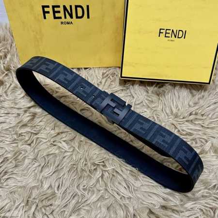 Fendi full packaging, same style as in boutiques, 4.0cm wide, double-ring revers - Click Image to Close
