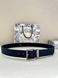 Width 3.5 Cm Dior This Belt Is Meticulously Crafted From Black Ultra-Mini Obliqu