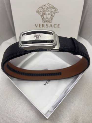 Versace: original single top layer cowhide hot stamping grain surface, lining th