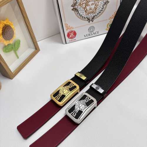 Product Name: Versace. Versace Material: Original Cowhide Belt 100% First-Layer