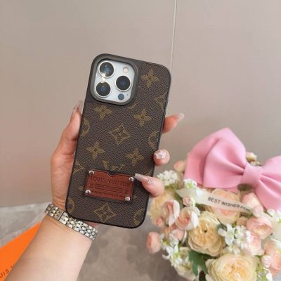 Lv classic presbyopic mobile phone case, official website synchronized leather a