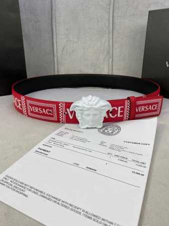 Width 4.0 Cm Versace This Palazzo Belt Is Crafted From Calf Leather And Adorned - Click Image to Close