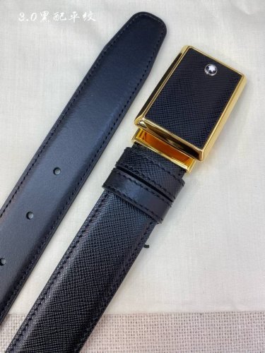 Montblanc width 3.0cm using top layer cowhide boutique pin buckle free cutting b