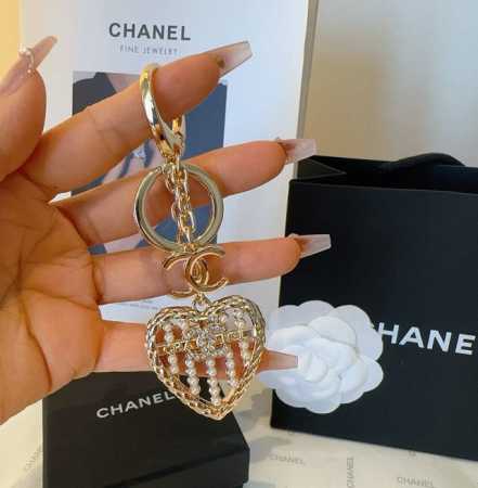Chanel Heart Abacus Keychain Charm~Bag Charm Car Key Charm Exquisite abacus bead - Click Image to Close