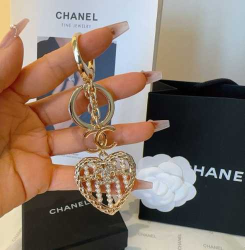 Chanel Heart Abacus Keychain Charm~Bag Charm Car Key Charm Exquisite abacus bead