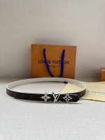 2.0-Inch Lv Trio Double-Sided Belt Combines Finely Crafted Leather And Monogram