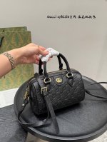 Comes with gift box Gucci Ophidia Collection Embossed Boston Pillow Bag A class