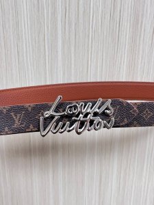 New for the season, this belt is crafted from luxurious calfskin and Monogram ca