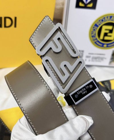 Belt: Fendi. Top-Tier Authentic Replica. Belt: 100% Genuine Top-Grain Cowhide Le