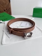 Bv 2025 latest women's braided belt, pure handmade Intreccio large plaid braided