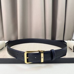 Men's Montblanc Soft And Delicate, Versatile And Elegant, Width 3.5 Cm, Customiz