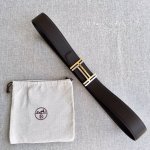 Comes With A Full Set Of Gift Boxes. Hermes Men's Belts Are On Sale At The Count
