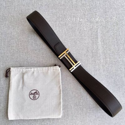 Comes With A Full Set Of Gift Boxes. Hermes Men's Belts Are On Sale At The Count