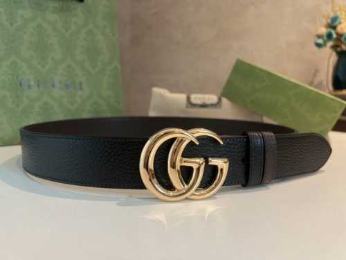 Chinese New Year Gucci men's favorite 40mm belt, double G buckle rotating design