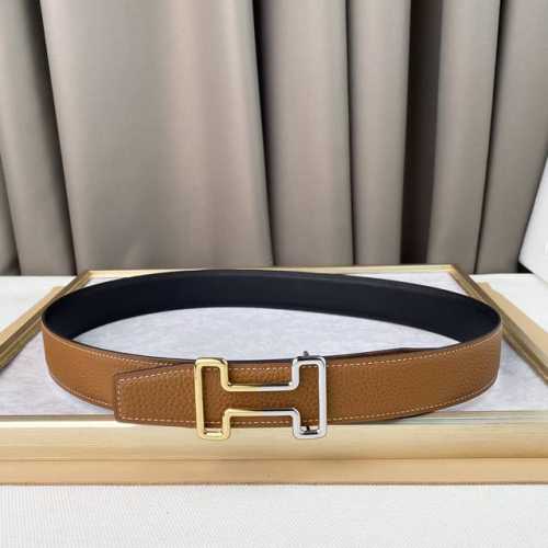 H Brand, Original Double-Sided Wear, Double-Sided Top Layer, Width 3.8 Cm Offici