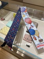 Lv Ribbon Upandaway The silk headband depicts the poetic scene of a hot air ball