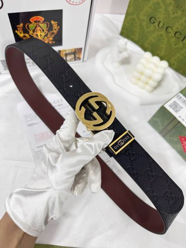 Belt: Gucci.Gucci original Belt: 100% first layer cowhide, guaranteed leather ro