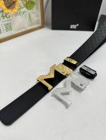Product Name: Montblanc Material: 100% top-grain cowhide belt, guaranteed genuin