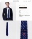Lv Men's Tie Collection L monogram jacquard tie is a rare choice that showcases