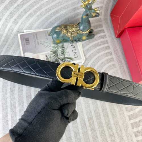 Ferragamo special leather belt automatic belt series, original hardware boutiqu