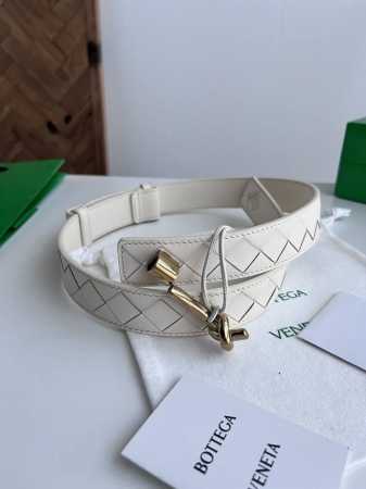 Bv 2025 Newest Women's Woven Andiano Belt, Handmade Intreccio Large Check Woven - Click Image to Close