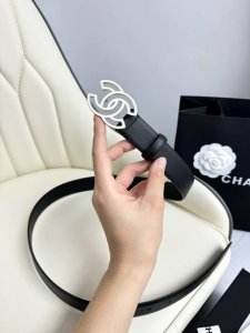 Chanel, original precision electroplated buckle, original Italian leather, 3.0cm