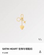 lv Bag Charms And Keychains Bag Pendants Lv Heart Bag Charms Are Made Of Dazz