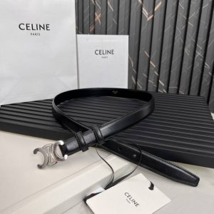 Celine SS20 New Arrival Triumph Logo Korean Style Fashion Belt, unisex, 2.5cm wi