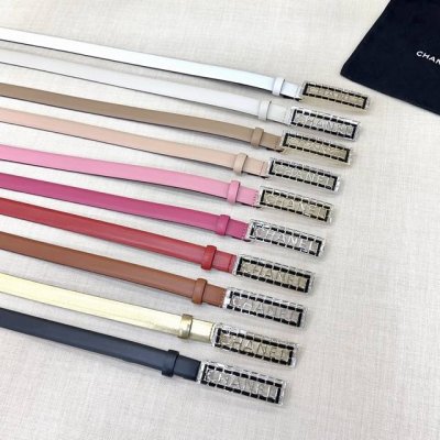 2.0cm Chanel belt, double-sided top layer cowhide, length: 75.80.85.90.95. .Euro