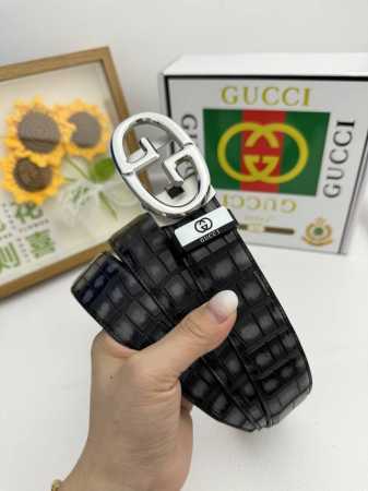 Product Name: Gucci Automatic Leather Belt Material: Original cowhide leather be - Click Image to Close